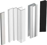 Vista 8 de Imán de Puerta de Ducha de Vidrio Shuisen, Pestillo Magnético para Puerta de Ducha con Cierre de Metal Compatible con Puertas de Vidrio de Grosor