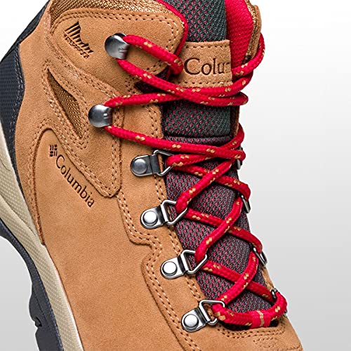 Columbia Women's Newton Ridge Plus Waterproof Amped, Elk/Mountain Red, 10.5