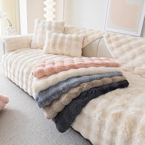 tianxinbaobei Faux Fur Couch Cover Cover