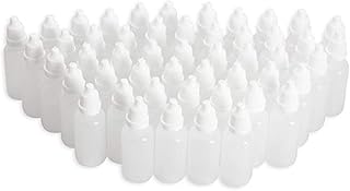 10 Piece 50ml 1.7oz BPA Free Plastic Squeezable Dropping Bottles Dropper Container for Eye Drops Samples Liquid DIY Ejuice Cosmetic Reagent