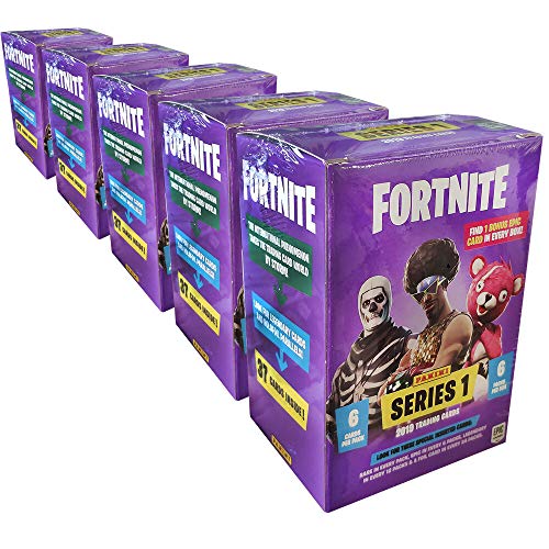 Preisvergleich Produktbild Fortnite Panini Trading Cards - 5 Blaster Boxen