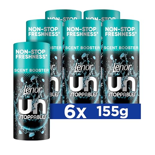 Lenor Unstoppables Fresh, 6 Packs x 155g - Scent Booster, Freshness That Lasts From Wash to Wash