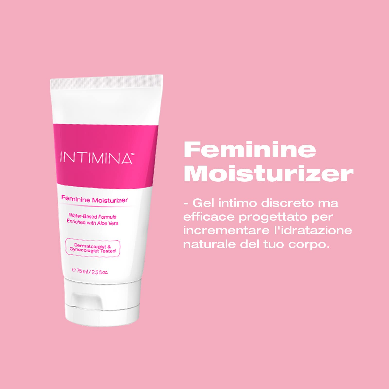 INTIMINA Feminine Moisturizer - Idratante vaginale - Gel lubrificante personale per donne