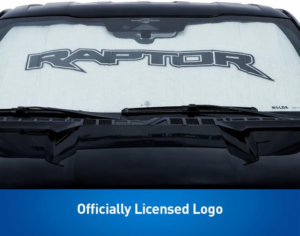 Custom Fit Windshield Sunshade for 2021-2026 Ford F-150 Raptor, Folding