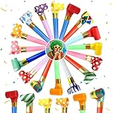 AMFUN 45 Stück Bunte Party Hörner, Jubel Partytröten, für Hochzeit...