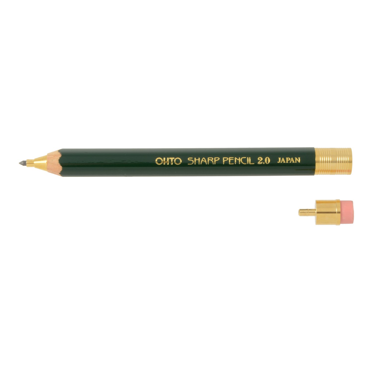 Matita Giapponese Precisione Matita Meccanica OHTO Sharp Pencil - 2.0 Mm,  Gomma Inclusa, Corpo Giallo Sharp Pencil 2.0mm, image size:1500x1500