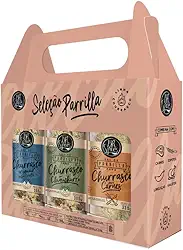 Kit Seleção Parrilla BR Spices 980G com 3 Sais Para Churrasco