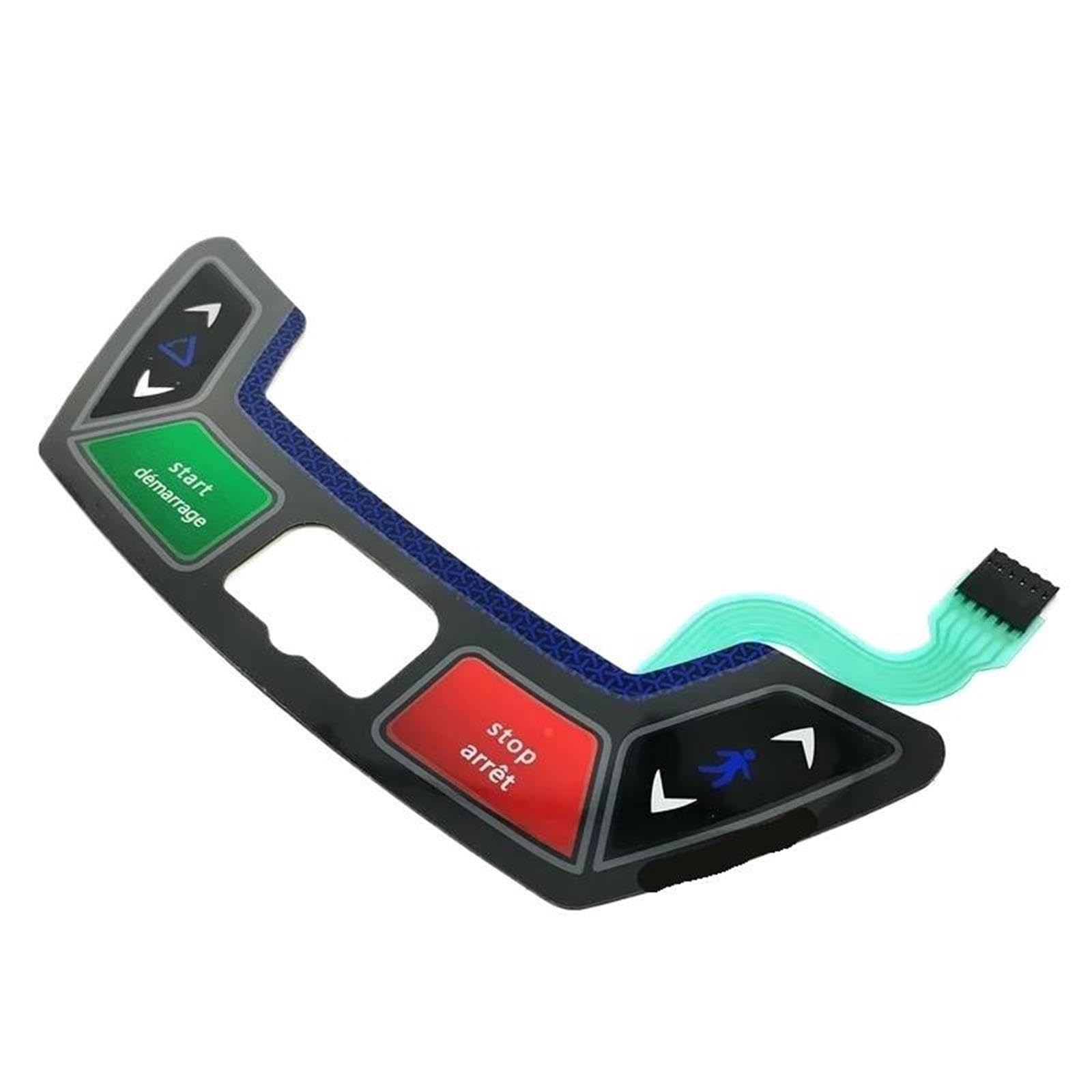Tastiera con Pulsante di Arresto Avvio rapido for CT5.4 T01-04 TM684-1US Pulsante Console Tapis roulant Parti Riparazione Tapis roulant