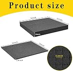 4 PCS Pick Apart Foam Insert- 2 Size Pick and Pluck Foam- Pluck Pre Cube Sheet Foam with Bottom Use for Board Game Box Cases Storage Drawer (Length 16 Inch)