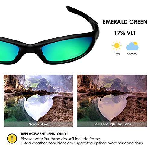 Image of BLAZERBUCK Anti-salt Polarized Replacement Lenses for Oakley Straight Jacket 2007 Sunglass