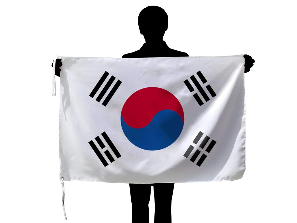 Amazon | TOSPA 大韓民国 韓国 国旗 70×105cm テトロン製 | 布・生地 通販