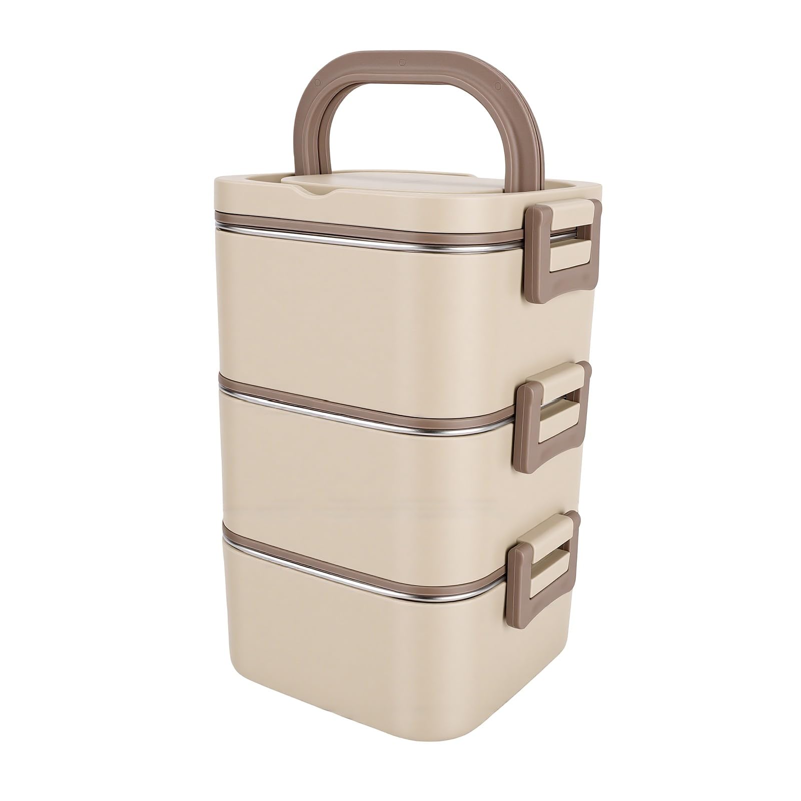 Sorandy Borsa Pranzo Beige con Borsa Termica 2100ml
