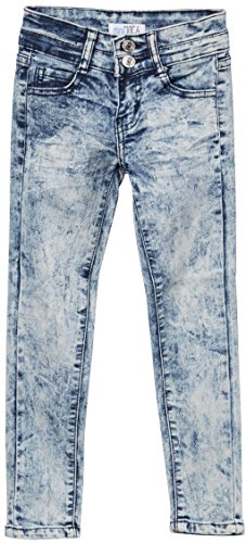 Image of ToBeInStyle Girl's Denim Easy Styling Classic Timeless Everyday Jeans Zip-Up Closure