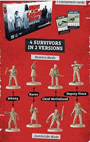 CMON: Zombicide: Night of The Living Dead w/ Dead of Night Expansion (Kickstarter Exclusive)