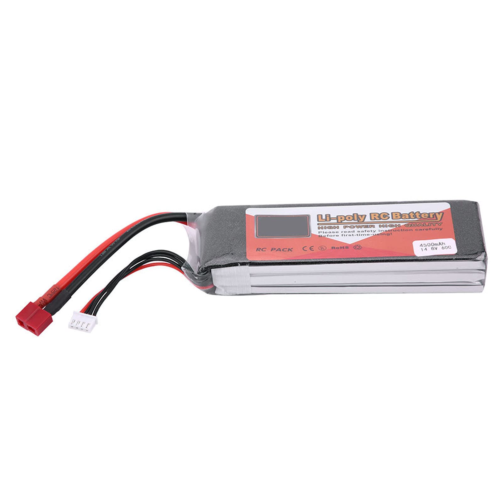 Zop Power 3s 14,8V 3500 mAh 4500 mAh 5500 mAh 60c akumulator Lipo z T Wtyczą Baterię RC Model dla samochodów RC Samolot Łodzie (4500mAh 14.8V 60C T plug)