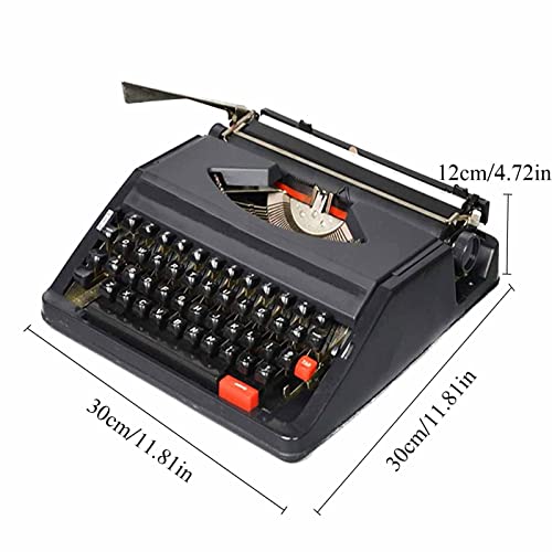 Manuelle Schreibmaschine, tragbares Retro-Design für nostalgisches Schreiberlebnis, ideal für Enthusiasten
