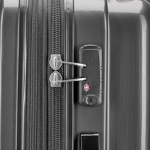 Samsonite Winfield 2 Hardside Expandable Luggage with Spinner Wheels, Charcoal, Checked-Large 28-Inch