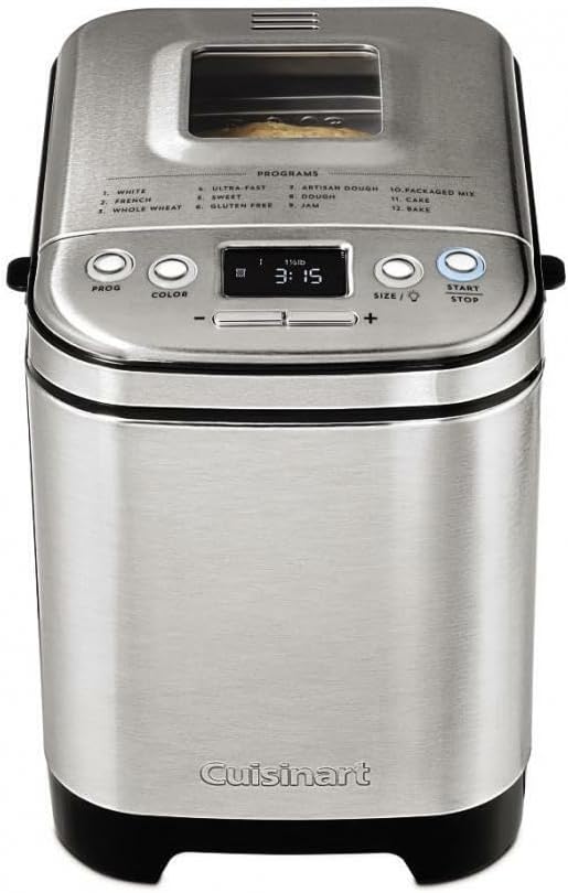 Frente view de la panificadora Cuisinart CBK-110