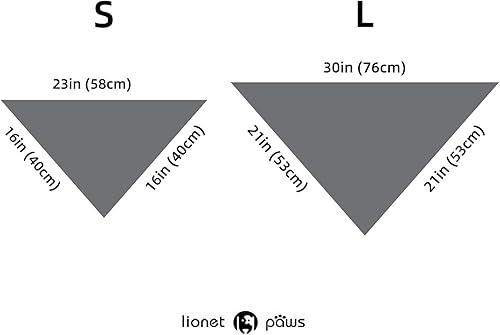 Miniatura 5 de Lionet Paws Bandana de otoño para perros pequeños, medianos y grandes, pañuelo lavable para perros y gatos, bufanda triangular para niña o niño