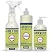 MRS MEYER'S CLEAN DAY 1 Sapone Liquido Mani + 1 Detersivo Piatti + 1 Spray Igienizzante Multisuperficie, Fragranza Limone & Verbena con Oli essenziali