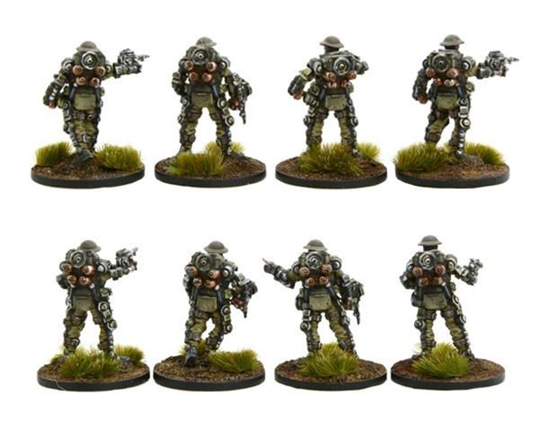 Warlord Games, British Armoured Infantry Section, Konflikt'47 Wargaming Miniatures