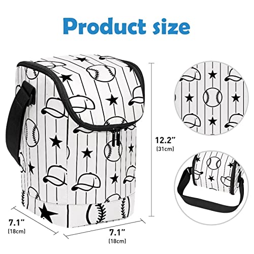 Lonchera de béisbol para niños ideal para excursiones y viajes 4