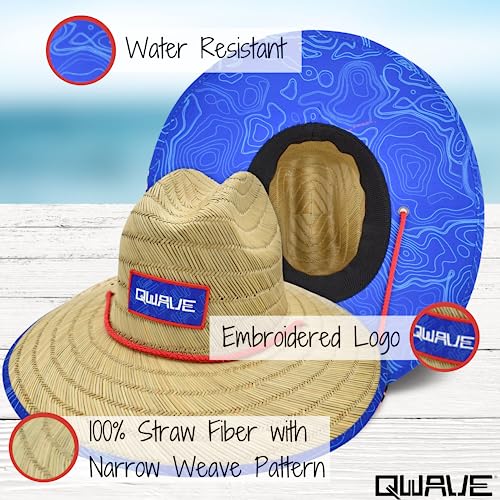 Sombreros de paja Qwave para mujer con diseño tropical miniatura 4