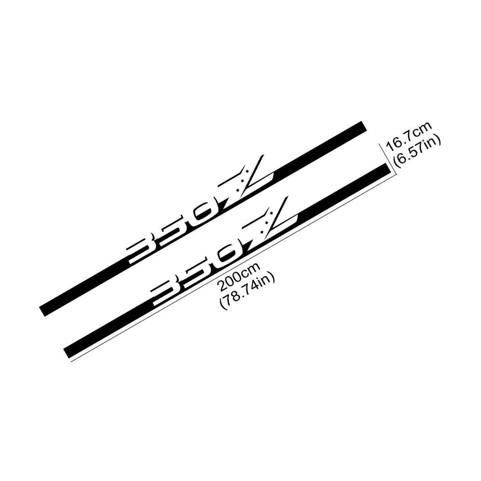 Amazon.co.jp: OPIKUGS 2枚セット 車のサイドドアステッカー 防水