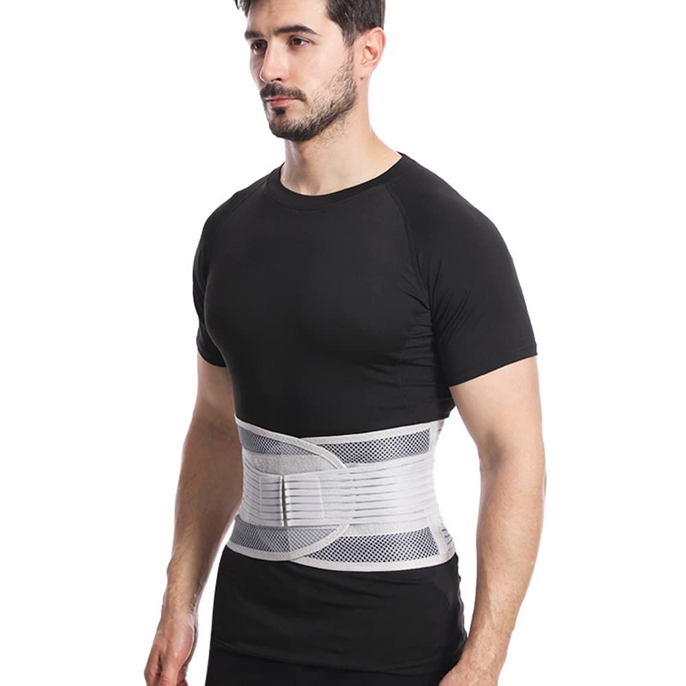 Cintura, Tutore di Supporto Lombare Traspirante for alleviare Il Dolore e prevenire Gli infortuni, Cinghie Compressione for Uomini Donne(XXL/XX-Large)