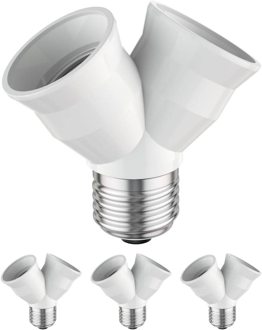 CABLEPELADO E27 Lampenfassung Splitter | Doppelsockel Für 2 LED Lampen