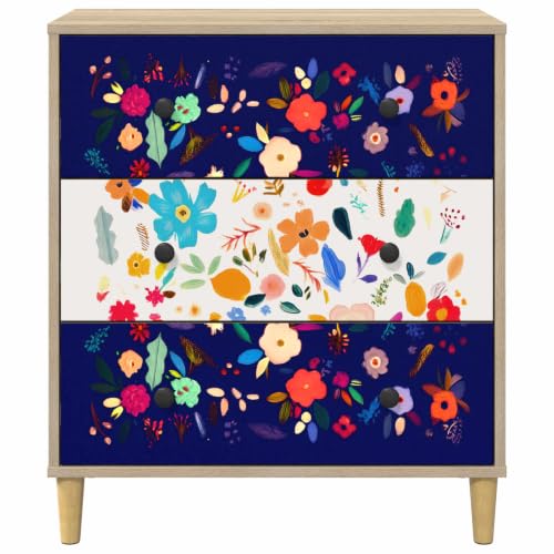 Cajonera MAINZ de vidaXL sonoma de 66 cm, cómoda moderna rectangular para tu hogar 7