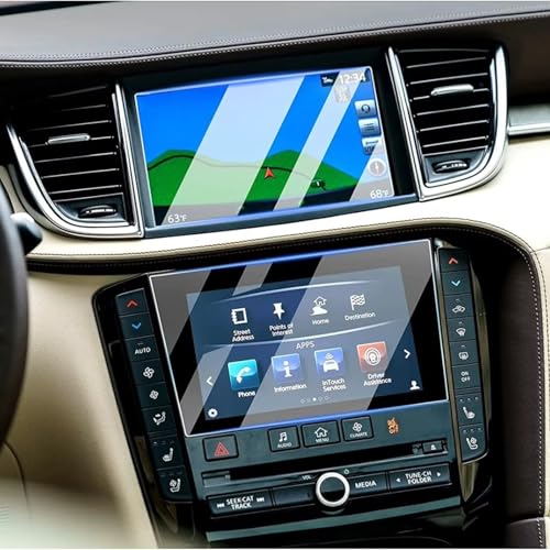 Film protecteur d'écran GPS voiture verre trempé tableau bord Infiniti Q50
