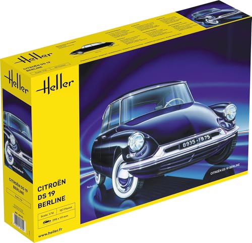 Mezzi di trasporto: berlina Glow2B Heller 80795 - Modellino di Citroën DS 19