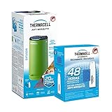 ThermaCELL – Pack antimosquitos para Exterior; Incluye recambios para 12h + 48h Extra; eficaz antimosquitos para la terraza; Alternativa al Spray antimosquitos, sin Deet, sin Perfume