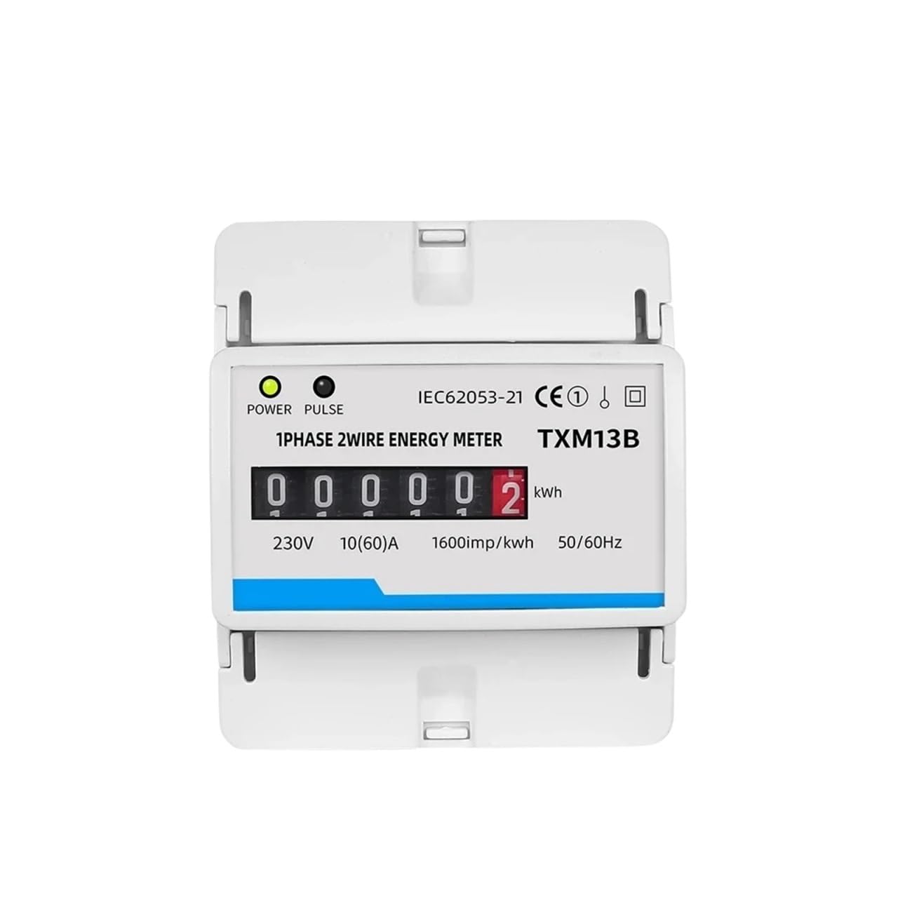 Compteur d'énergie numérique monophasé contre les factures cachées appareil de mesure 230V