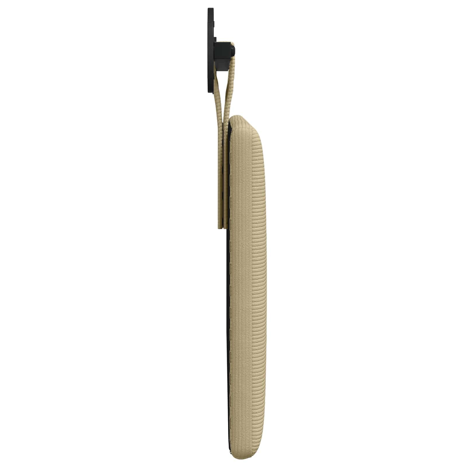 Cabecero colgante de pana montado en la pared, panel acolchado rectangular, composición de tela duradera, versátil como respaldo o cabecero de cama