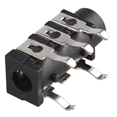 HALJIA 20 Pcs PCB Mount 3 Pin 3 Terminals 3.5mm Female Audio Jack Socket Connector - Image 3