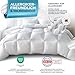 Glückstoff® Feder- und Daunendecke 155x220cm [Zertifiziert in Deutschland] - Bettdecke Daunen und Federn - Federbettdecke Oberbett - Schlafdecke Zudecke Sommer & Winterdecke - Duvet (Ganzjahresdecke)