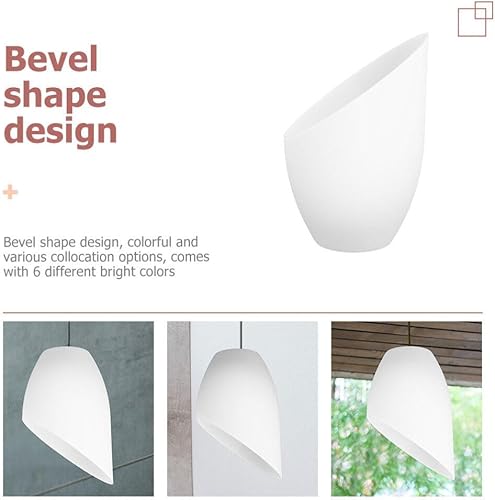 Miniatura 5 de Mobestech Cubiertas de luz de piso, pantalla de plástico, pantallas de lámpara, cubierta de bombilla de herradura, cubierta de luz de herradura,