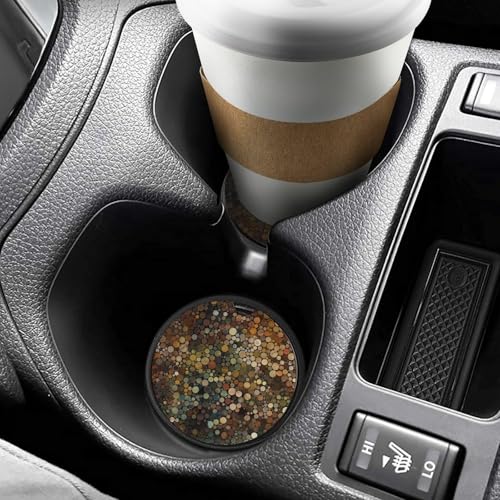 Portavasos para auto con toques marrón, pack de 2 miniatura 6
