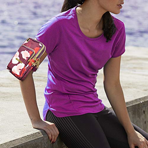 Sports Armband Outdoor Sweat-Proof Running Armbag Cross-Body Shoulder Casual Wallet Purse Gym Fitness Cell Phone Bag Key Holder For Iphone 13 Pro/ 12 Pro/ Xs Max/Xr,Galaxy S10 Plus,Huawei P30 Pro(#12) #TOP4