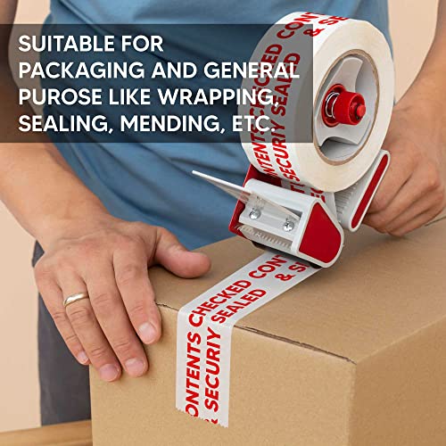 Tezraftaar 6 x Security Printed Packaging Tape 48mm x 66m Cartoon Packaging Tape for House Moving Parcel Shipping - Image 4