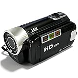 READFACE Entry-Level Camcorder Digital Video Camera 16X Zoom 1080P Interpolated Photo 2.7 Inch Screen Electronic Image Stabilization Black