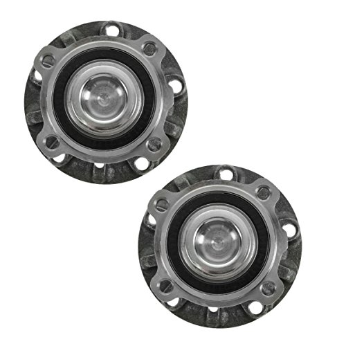 Image of TRQ Front Left and Right Wheel Bearing and Hub Assembly Set 2 Piece Compatible with 1997-2000 BMW 528i 1997-2003 540i 2000-2003 Z8 2001-2003 525i 2001-2003 530i