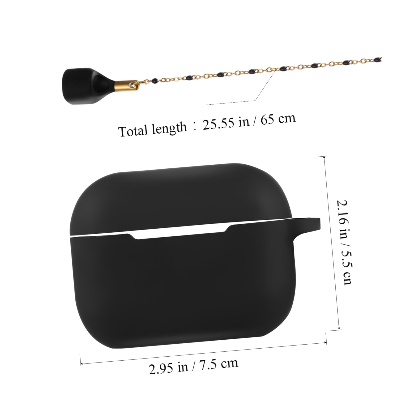 UKCOCO 5stücke Silicone Earbuds Case Mit Anti-Lost Lanyard Schutzhülle Für Pro Tragbares Design Stoßfest Inklusive Karabiner