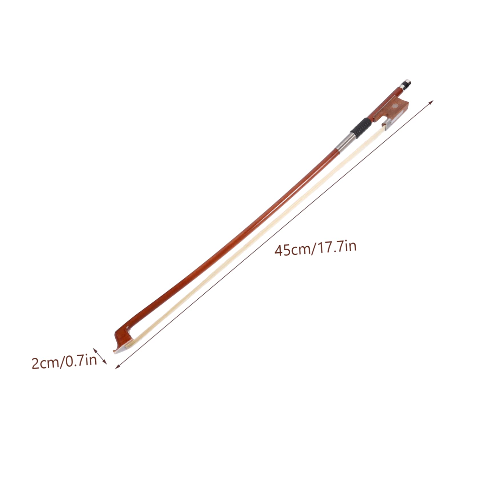 FUNOMOCYA Student Violin Bow Red Sandalwood Violin Bow Horsehair for Practice for Beginners