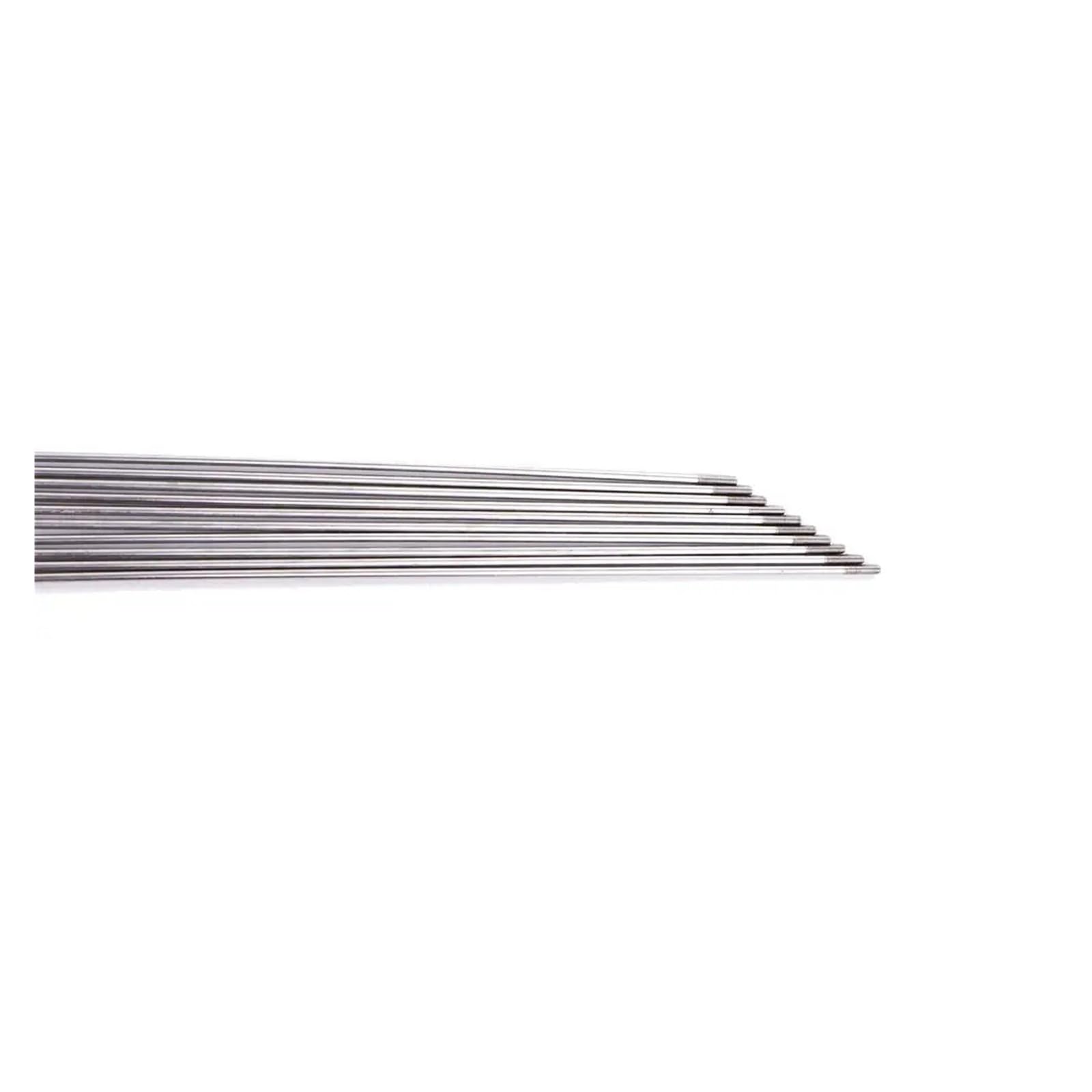 10 pezzi 14G in acciaio inox per raggi della bicicletta con nippli ad alta resistenza per mountain bike bici da strada (266 mm)
