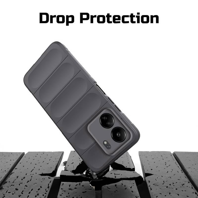 Image of amazon basics Basic Case for Mi Redmi 13C 4G (Silicone Grey)