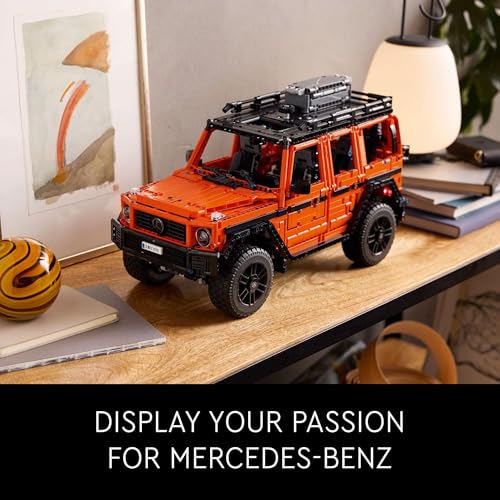 Image of LEGO Technic Mercedes-Benz G 500 Professional Line Car Building Set, G-Wagon Model Car Gift for Adults, 4X4 and Off-Road Vehicle, Mercedes-Benz Collectibles and Merchandise, 42177