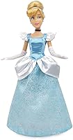Vista 5 de Disney Store Muñeca Clásica Oficial de Disney Princess (Cenicienta), 11 Pulgadas, Incluye Cepillo con Detalles Moldeados, Juguete Totalmente Posable